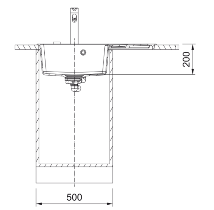 FRANKE CNG 611-78 A onyx levo 114.0627.658