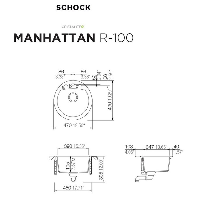 SCHOCK MANHATTAN R-100 ASPHALT