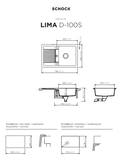 SCHOCK LIMA D-100S CROMA