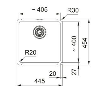 FRANKE  KXK 110-41 magnolia 126.0735.179