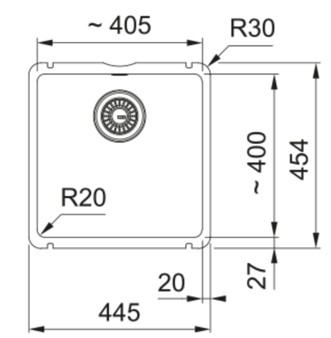 FRANKE  KXK 110-41 onyx 126.0735.181