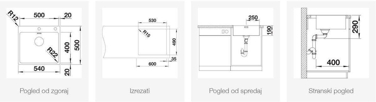 BLANCO ANDANO 500-IF/A, svilnat lesk 525245