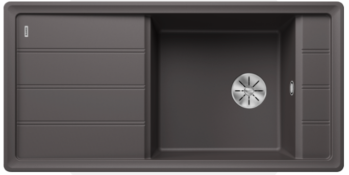 BLANCO FARON XL 6 S, skalnato siva, 524804