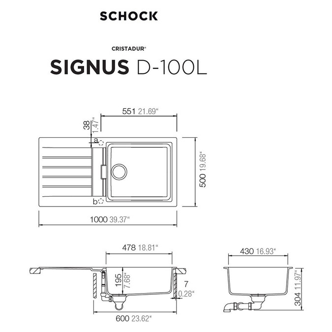 SCHOCK SIGNUS D-100L FB SILVERSTONE
