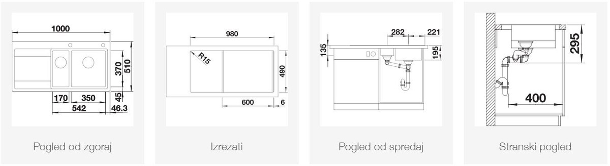 BLANCO DIVON II 6 S-IF, levi, svilnat lesk 521661