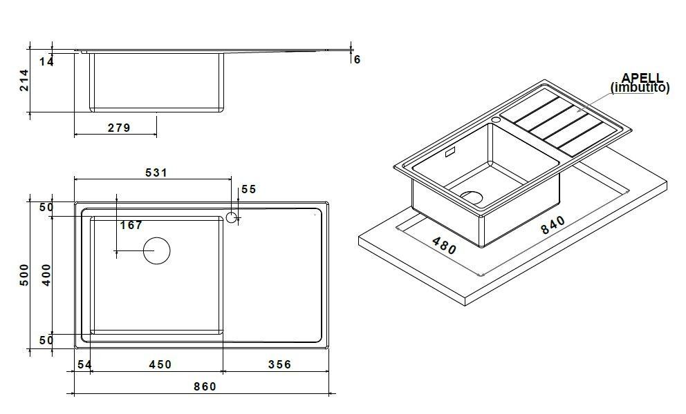 APELL LINEAR PLUS LNPG861IRBC