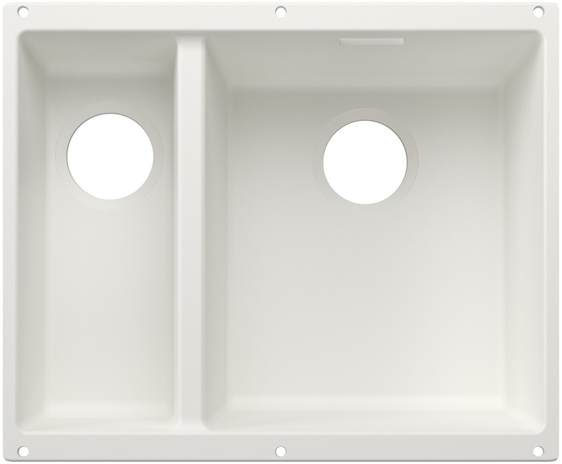 BLANCO SUBLINE 340/160-U brez odtoka, desni, bela  527815