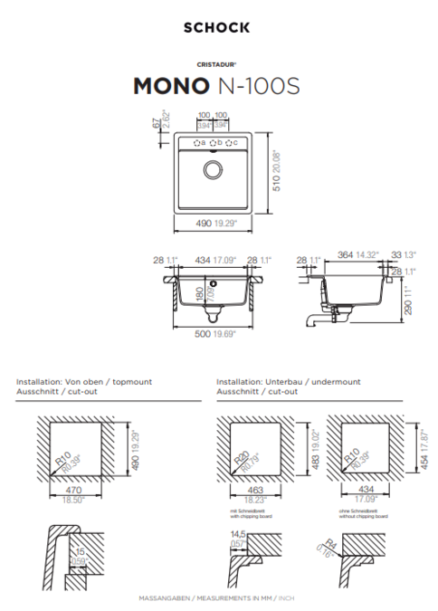 SCHOCK MONON-100FB PURO