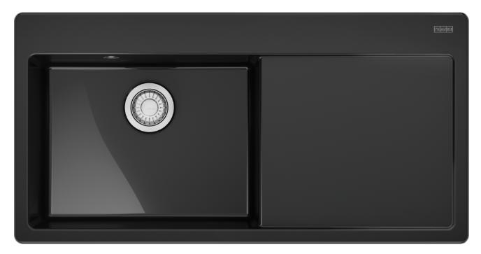 FRANKE  MYK 611-100 A onyx, posoda levo 124.0747.105