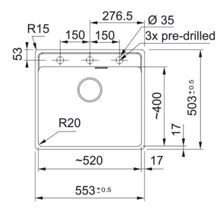 FRANKE MRG 210-52 TL slate grey ročno 135.0715.507