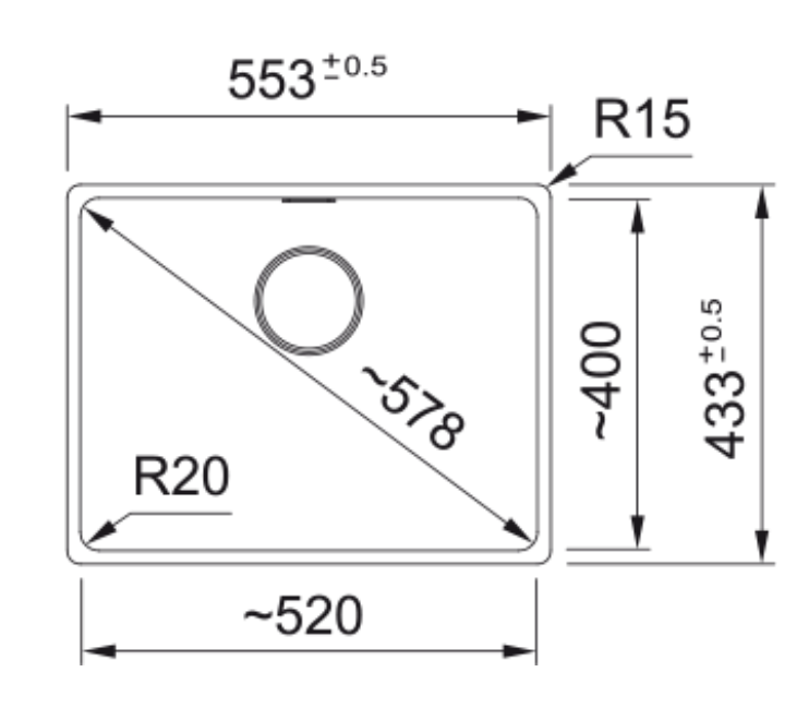FRANKE MRG 110-52 slate grey ročno 125.0715.496