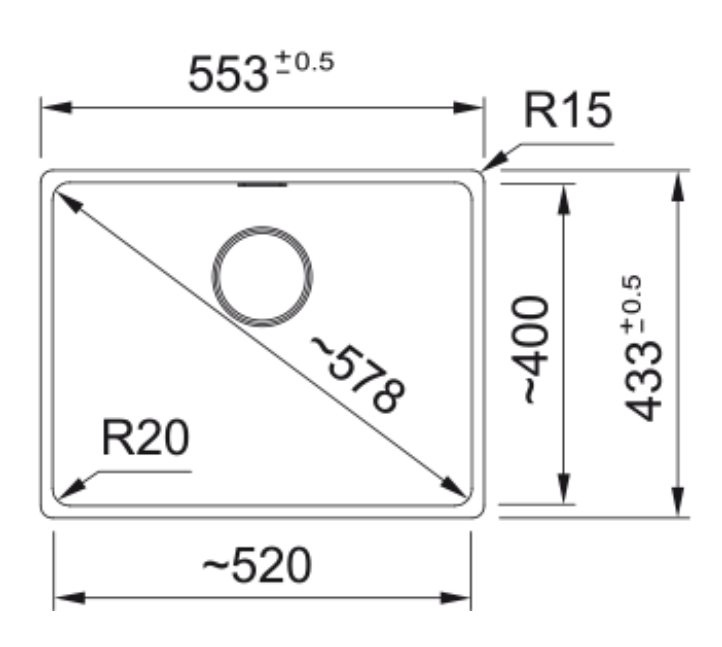 FRANKE MRG 110-52 slate grey 125.0715.495