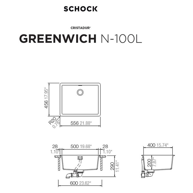 SCHOCK GREENWICH N-100L SILVERSTONE