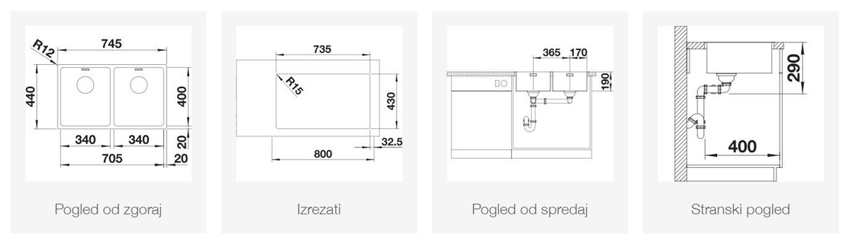 BLANCO ANDANO 340/340-IF, svilnat lesk 522981