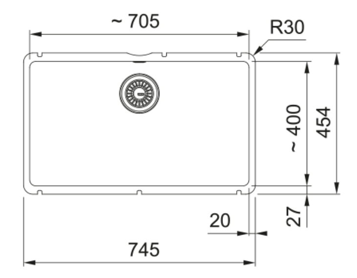 FRANKE  KXK 110-71 magnolia 126.0735.193