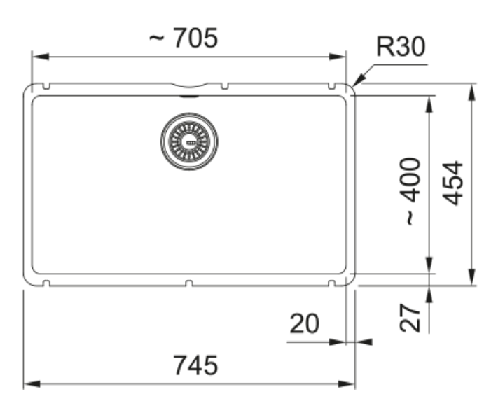 FRANKE  KXK 110-71 onyx 126.0735.194