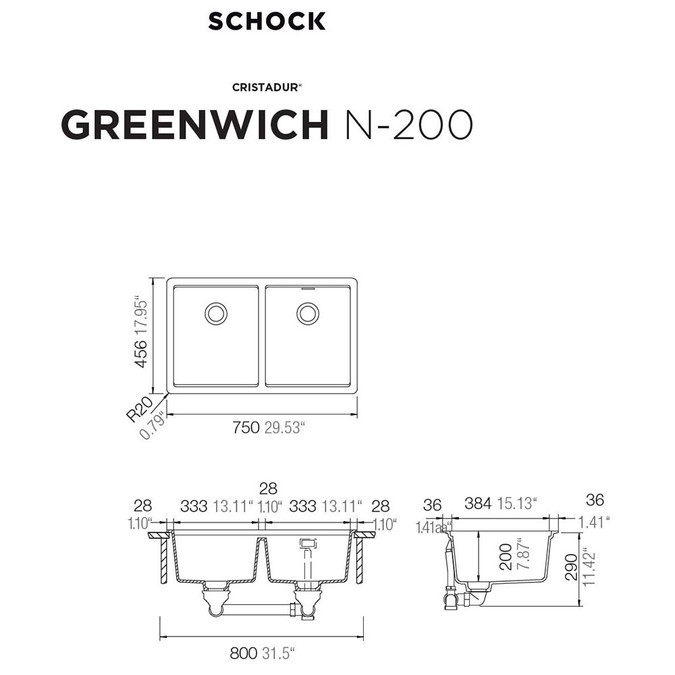 SCHOCK GREENWICH N-200 STONE