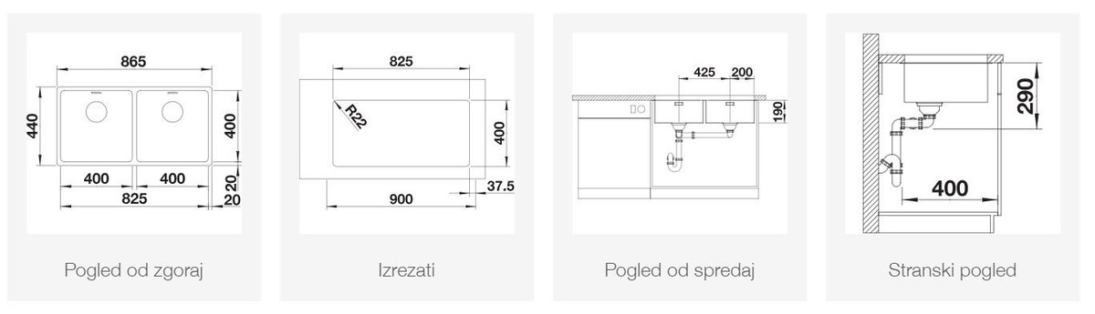 BLANCO ANDANO 400/400-U, svilnat lesk 522987