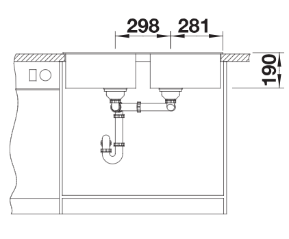 BLANCO  Akc.ZIA 9, črn 526029