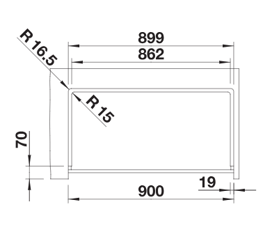 BLANCO  Akc.VINTERA XL 9-UF, bela, 526105