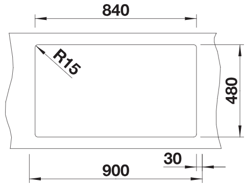 BLANCO  PLEON 9, vulkasnko siva, 527325