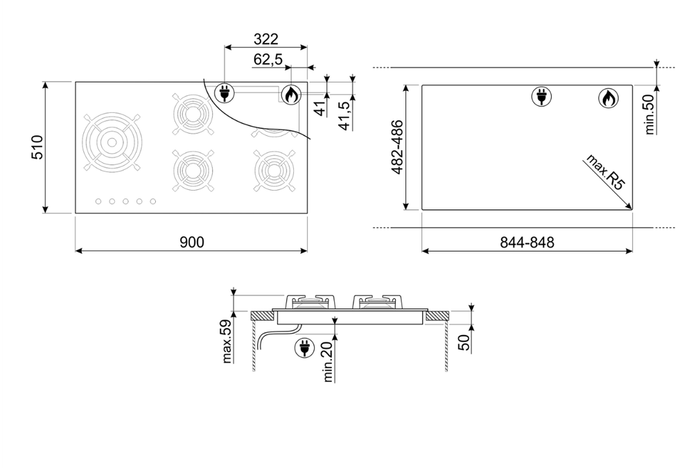 SMEG PV695LCT
