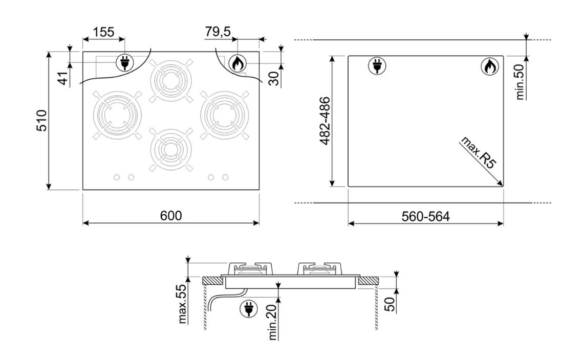 SMEG PV664LCT