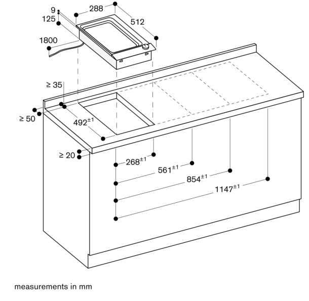 GAGGENAU VP230120 - sestavni del 