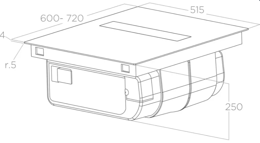 ELICA Akc.NIKOLATESLA FIT+ BL/F/60