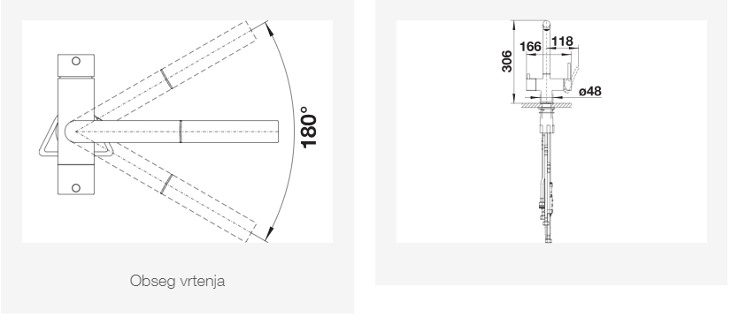 BLANCO FONTAS- S  II, HD, svilnato dark steel 527737