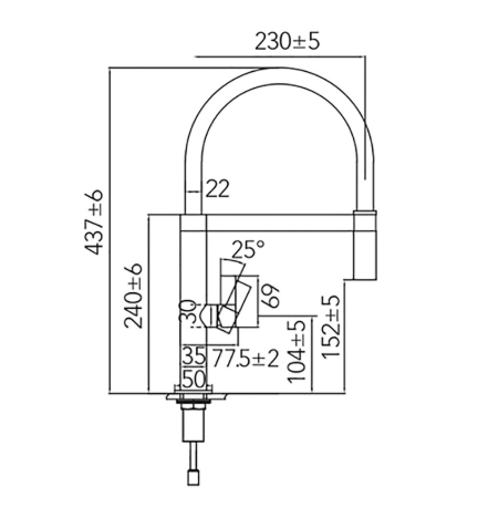 CARESSI CA1112BK  črna mat 113520783