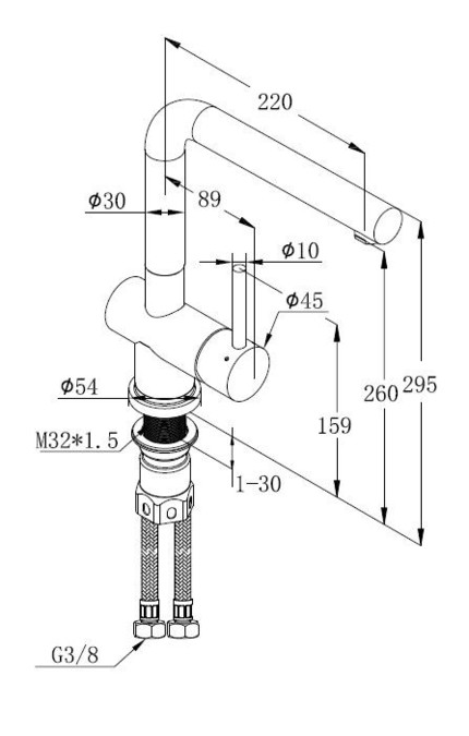 APELL AP6030BP, črna