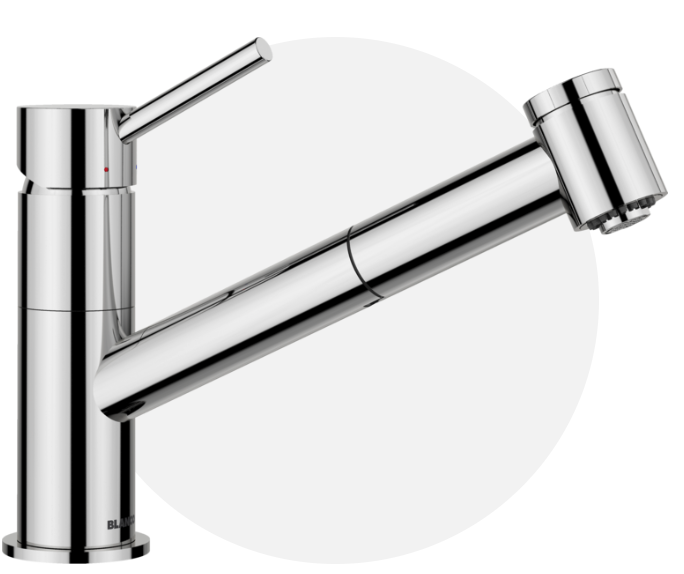 BLANCO KANO-S,VARIO, HD, krom, 527961