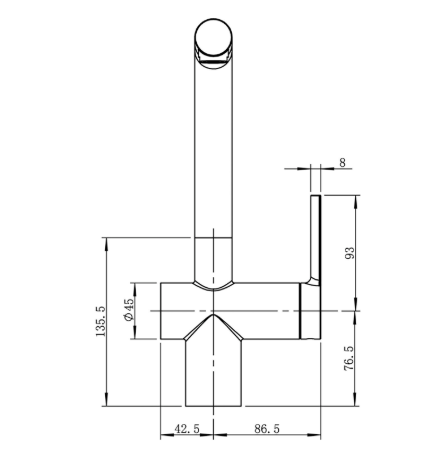 CARESSI CA1108IU Inox IZVLEČNA