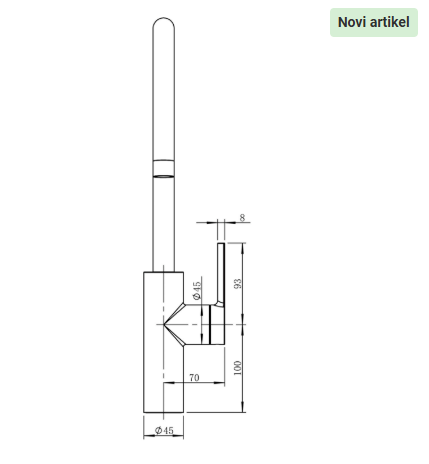 CARESSI CA1105G ECO Zlata - PL 113521115