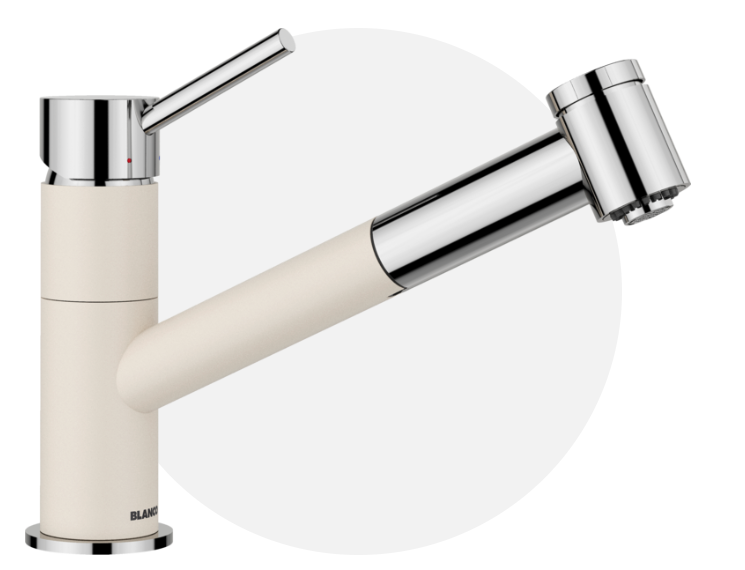 BLANCO KANO-S, HD,VARIO, mehko be/krom, izgled  Silgranit, 527966