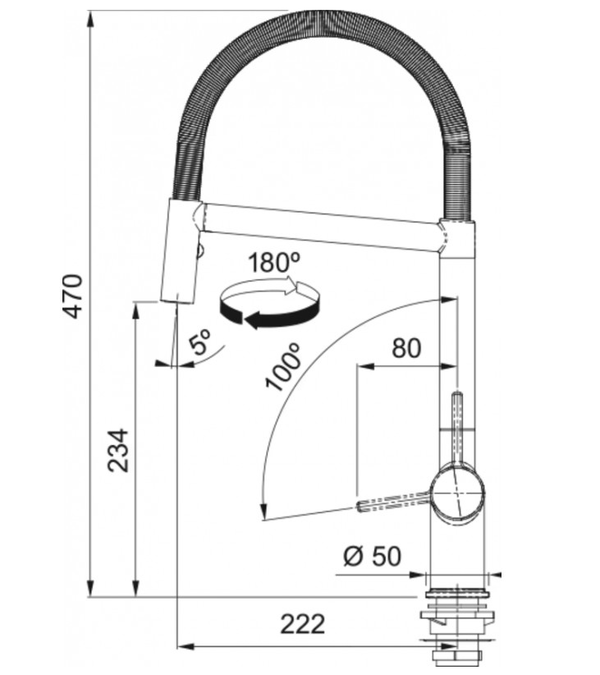 FRANKE  Active Semi Pro krom 115.0653.407