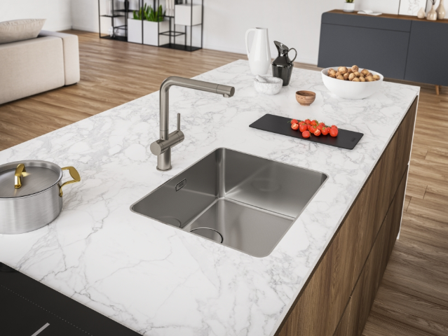 FRANKE Active L TWIST fiksna inox 115.0653.504