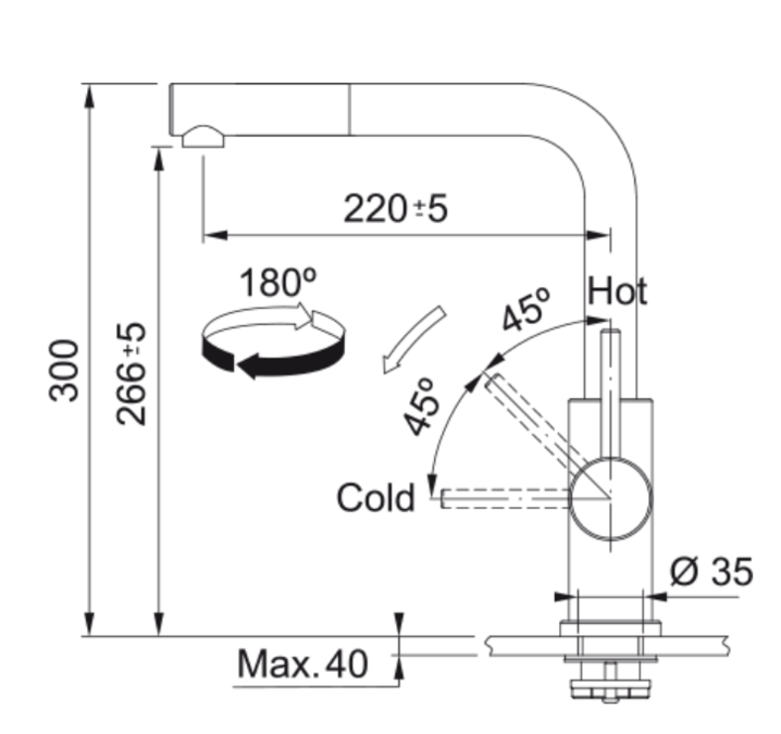 FRANKE Smart Glenda izvlečna inox 115.0706.986