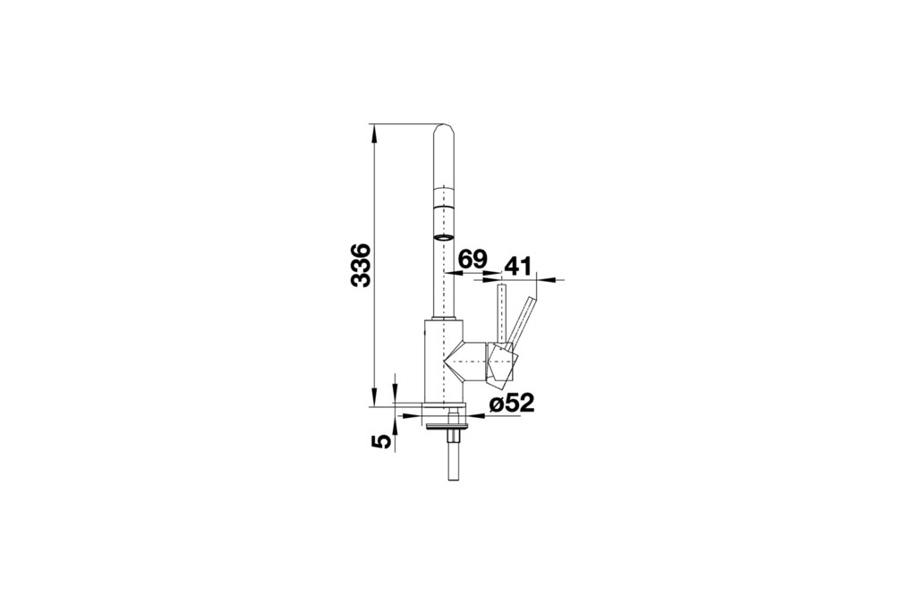 BLANCO MIDA- S II, HD,soft bel a/krom,izgled Silgranit 526968