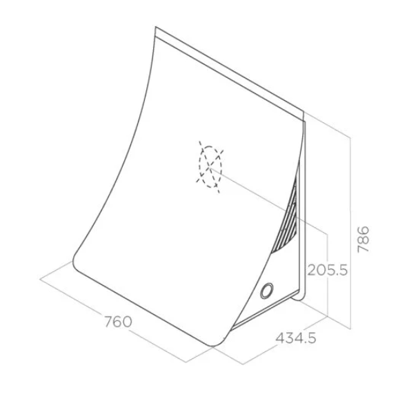 ELICA NUAGE DRYWALL/F/75