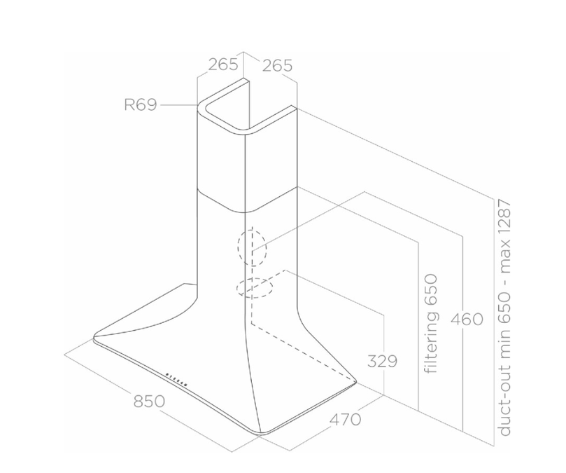 ELICA SWEET BRONZE/A/85 + CAM