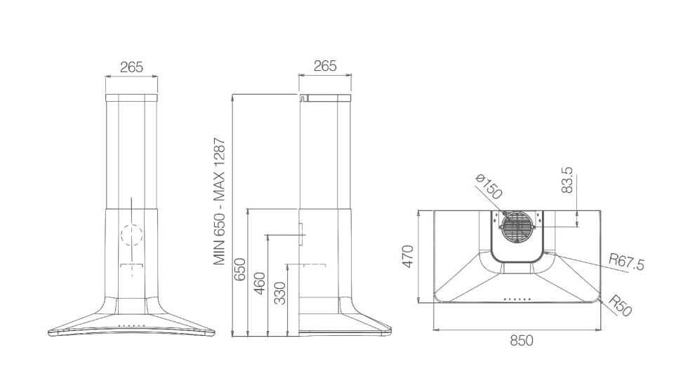 ELICA SWEET EMBRACE/A/85 + CAM