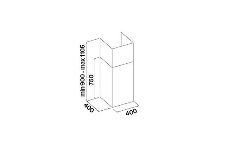FALMEC MIRA PLUS 40 INOX WALL TELESCOPIC