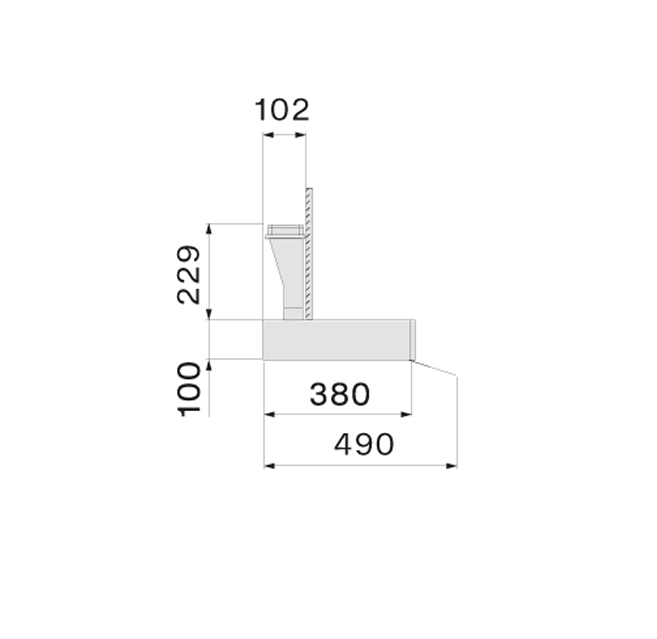 FALMEC SHELF BLACK 120 _