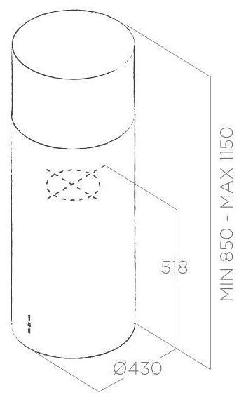 ELICA TUBE PRO ISLAND IX/A/43