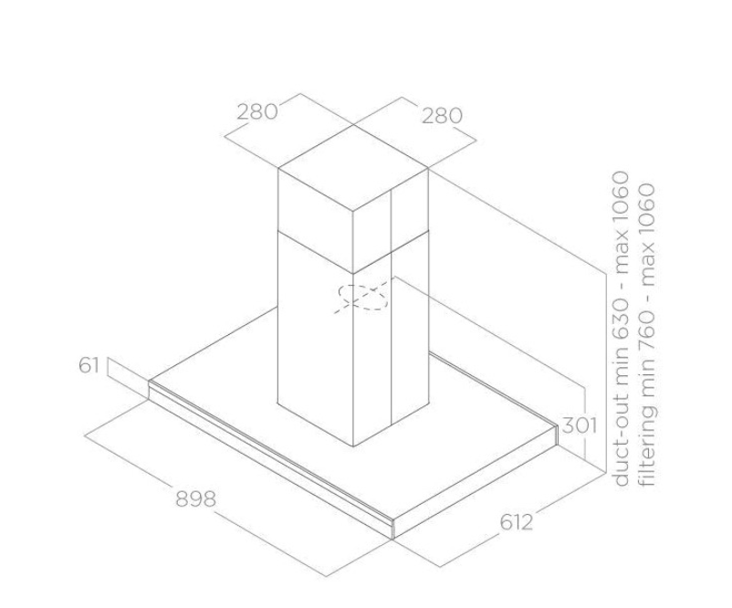 ELICA ADÉLE IS BLMAT/A/90x60