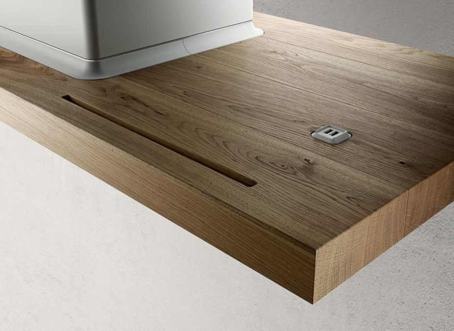 ELICA BIO ISLAND WH/A/120X53 ROVERE