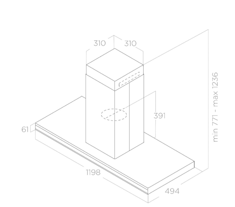 ELICA ELEMENT ISL BLMAT/A/120