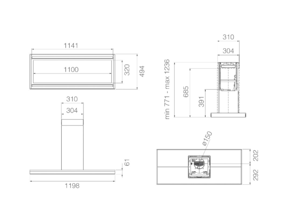 ELICA ELEMENT ISL BLMAT/A/120